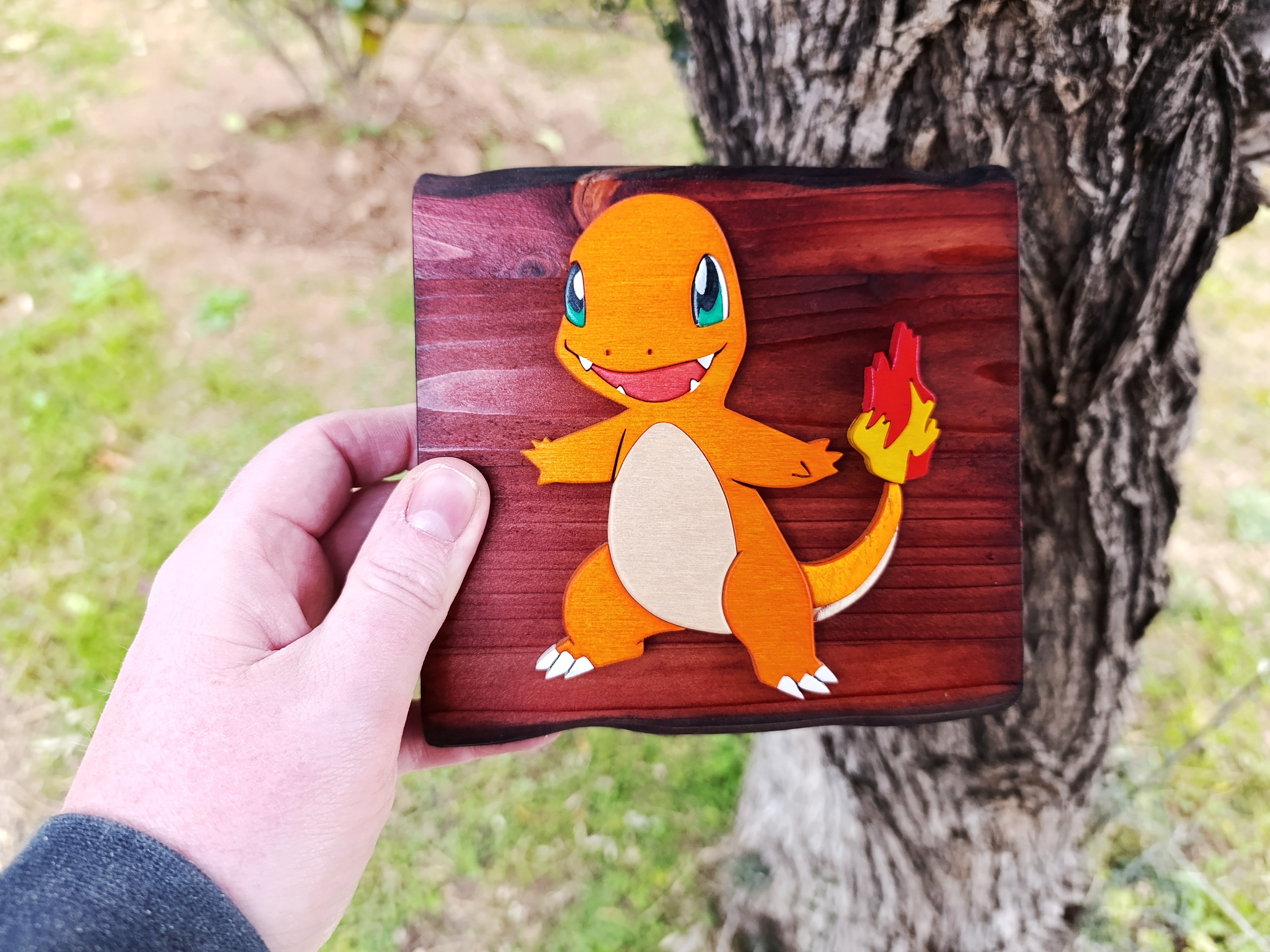 Charmander (Available now) - Pokemon wood art
