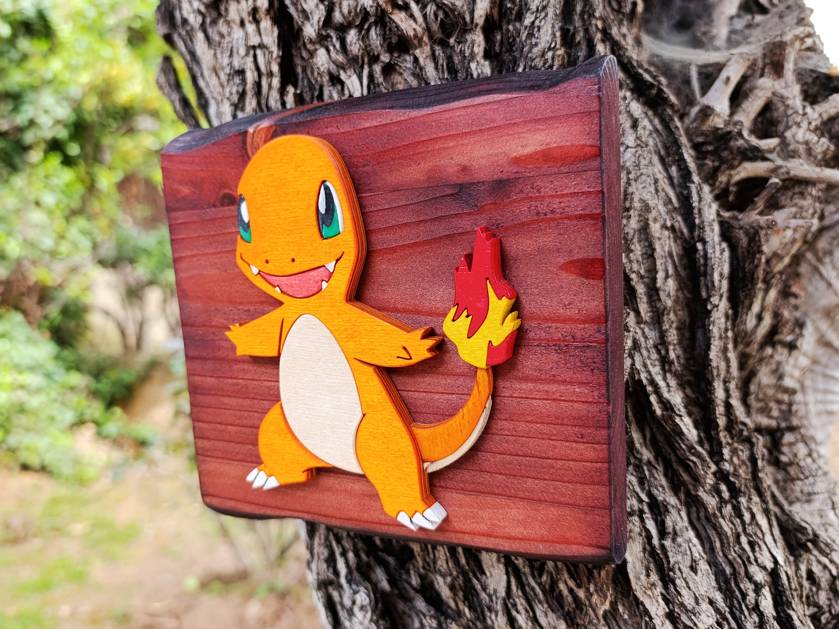 Charmander (Available now) - Pokemon wood art
