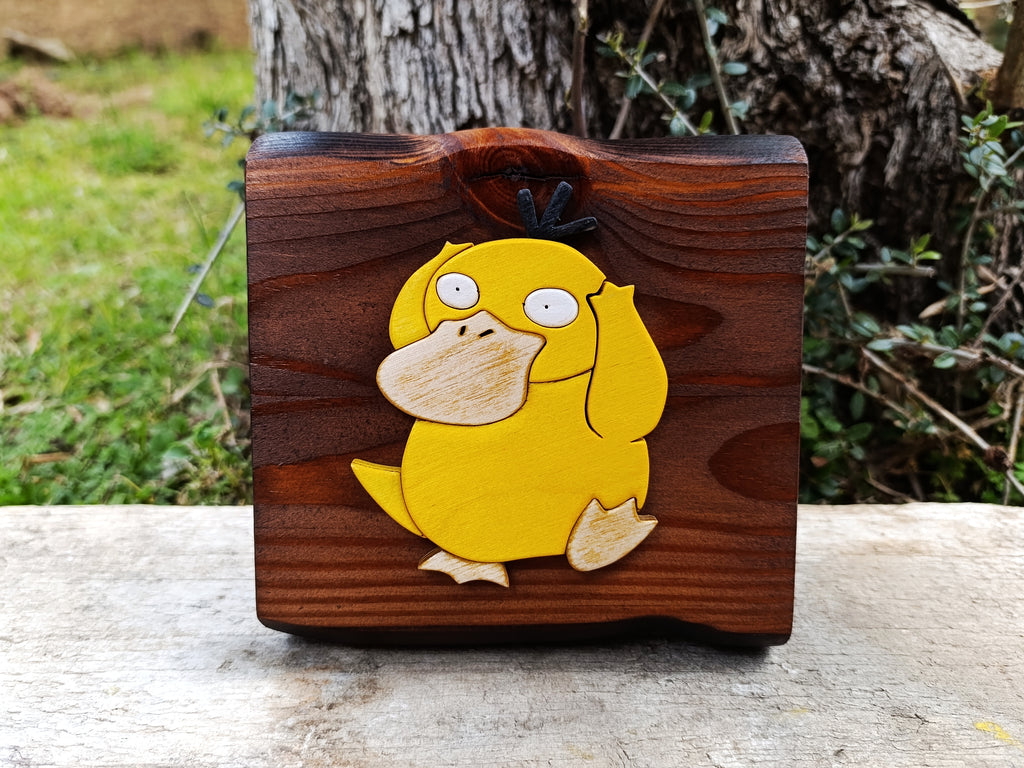 Psyduck (Available now) - Pokemon wood art