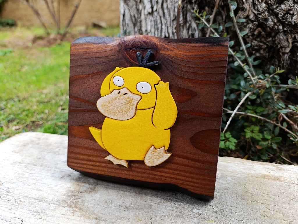 Psyduck (Available now) - Pokemon wood art