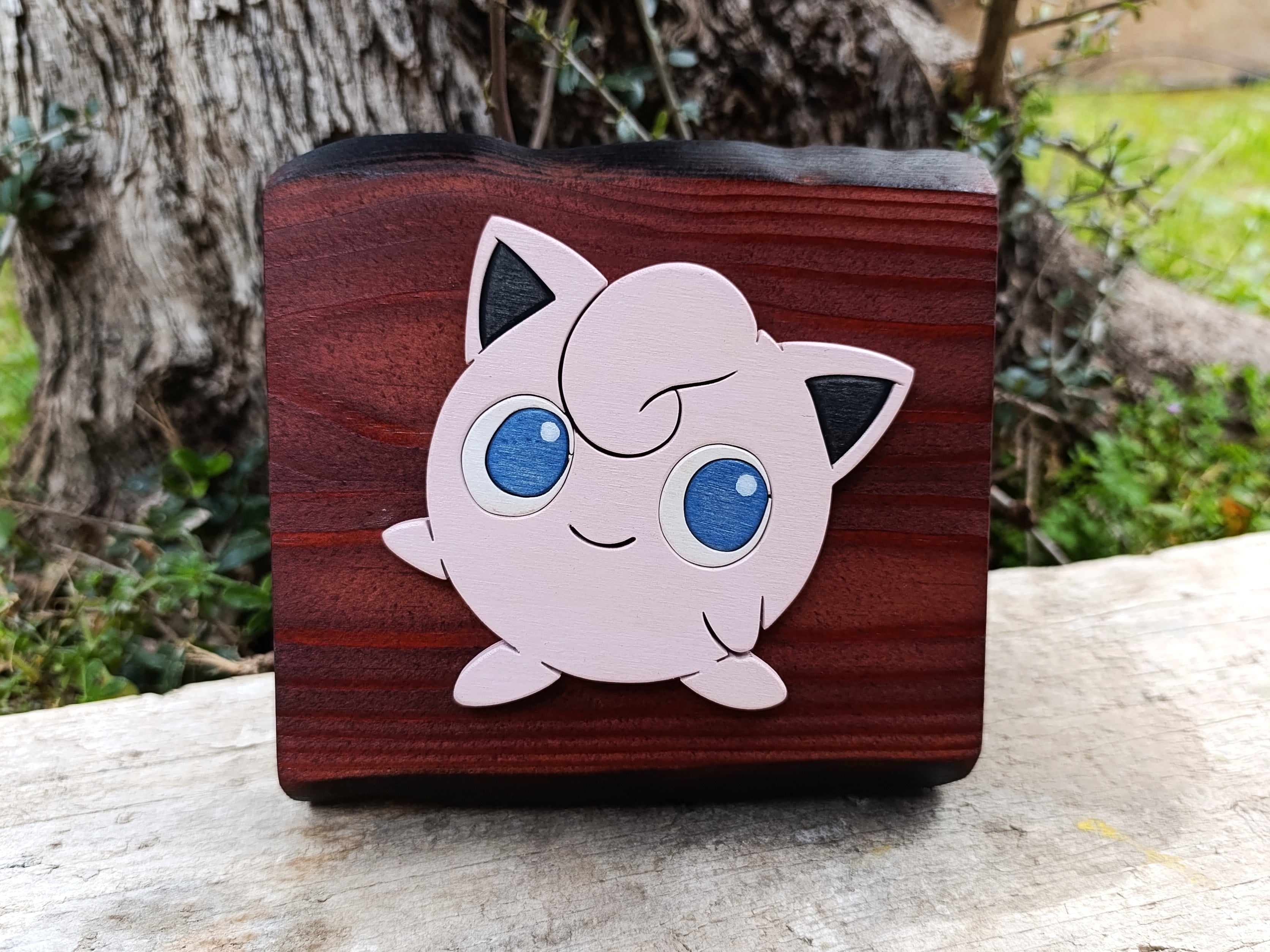 Jigglypuff (Available now) - Pokemon wood art
