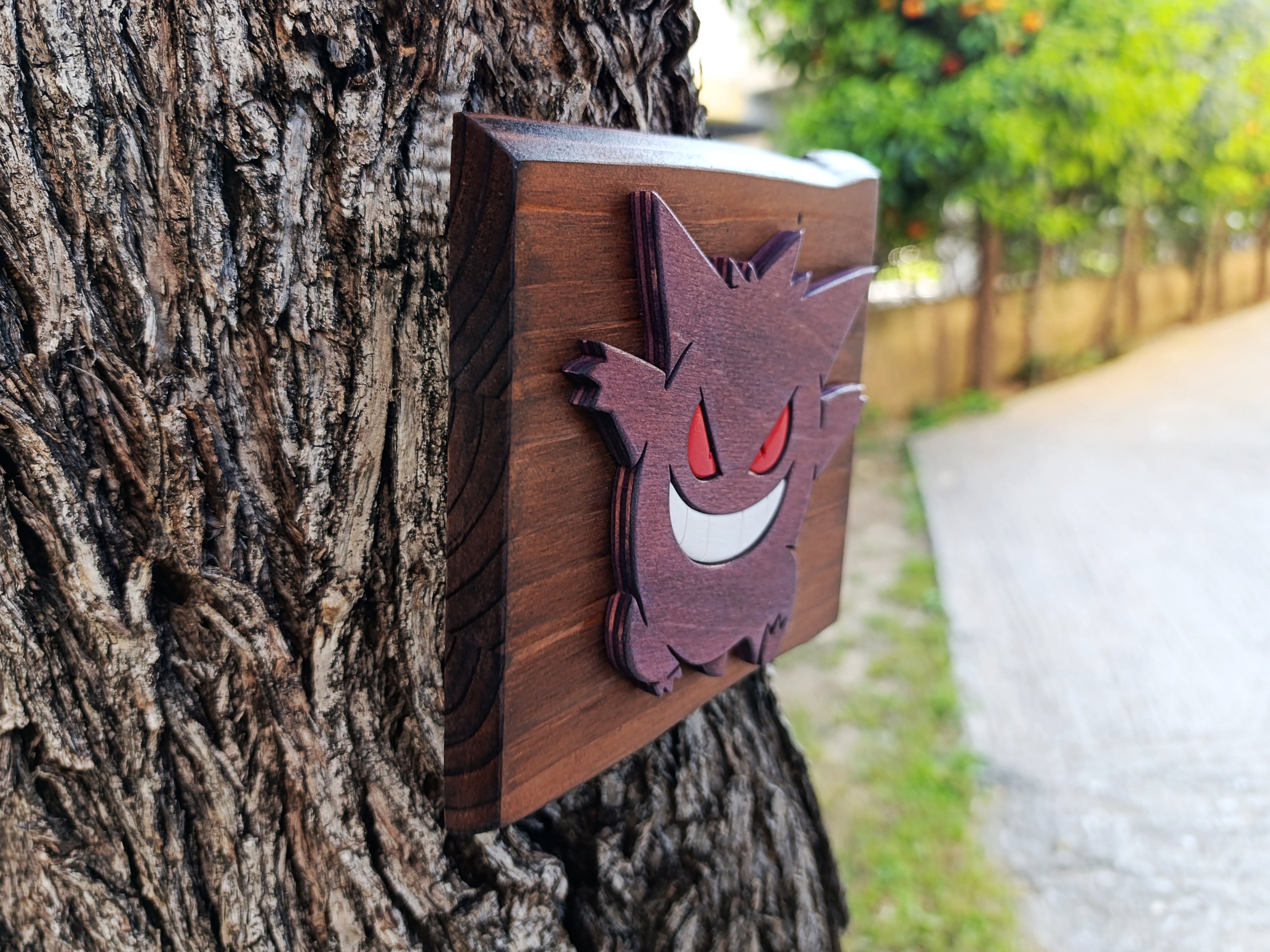 Gengar (Available now) - Pokemon wood art