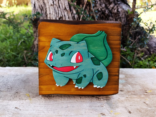 Bulbasaur (Made to order) - Pokemon wood art