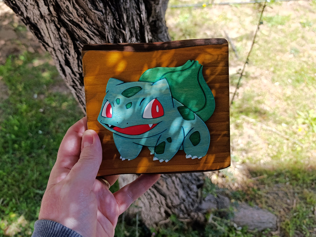 Bulbasaur (Made to order) - Pokemon wood art
