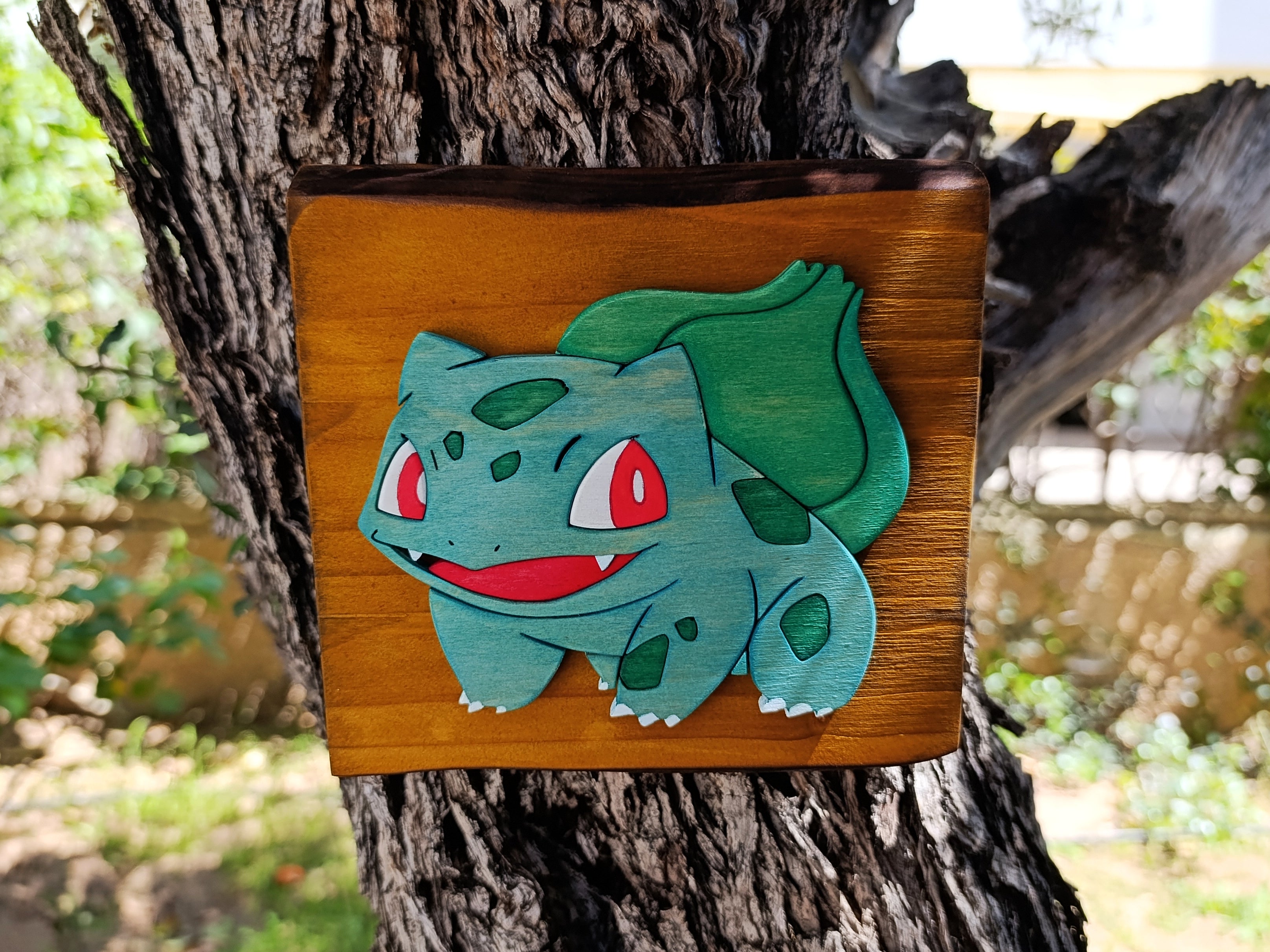 Bulbasaur (Made to order) - Pokemon wood art