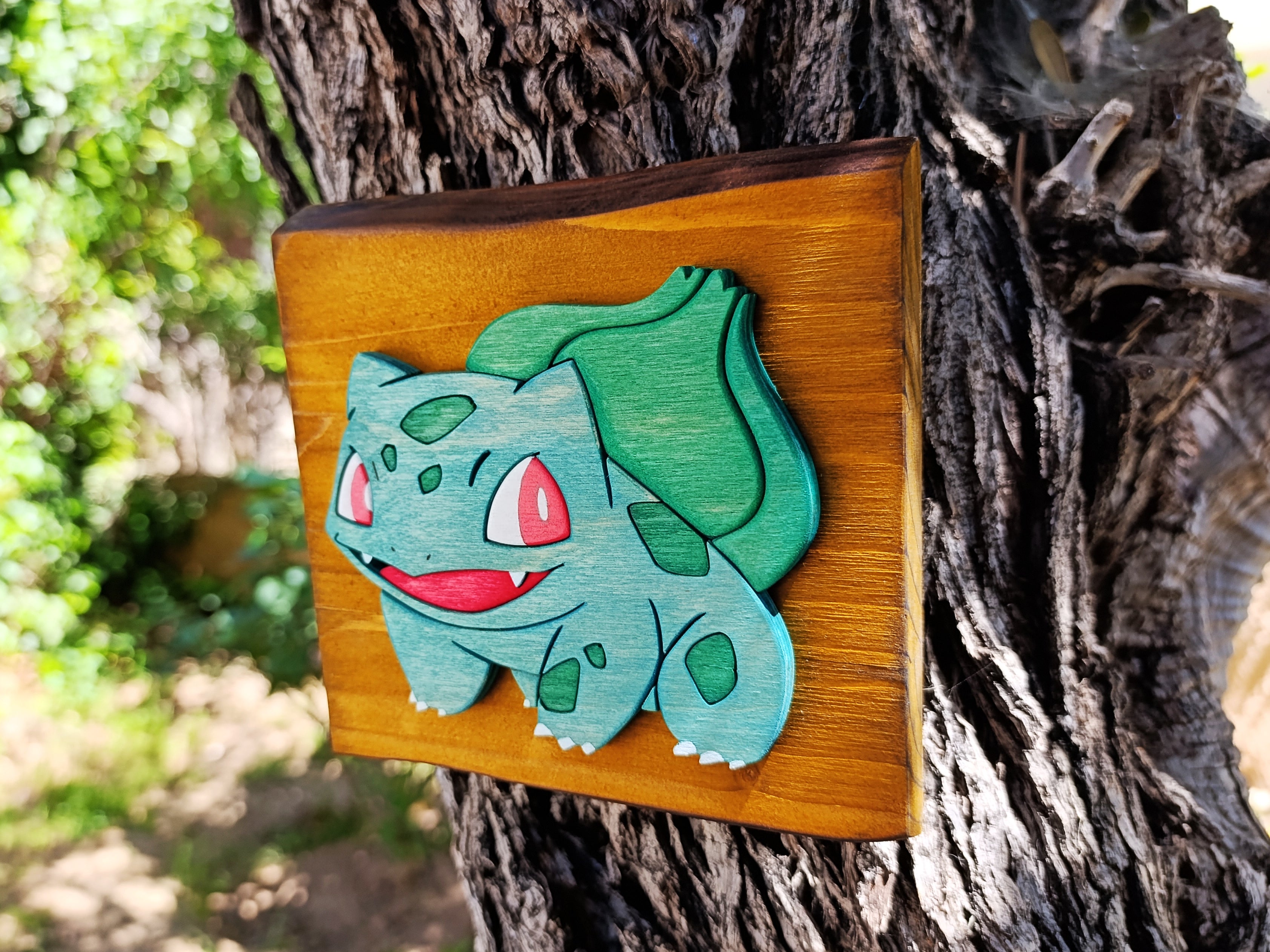 Bulbasaur (Made to order) - Pokemon wood art