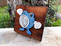 Poliwhirl (Available now) - Pokemon wood art