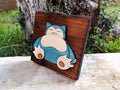 Snorlax (Available now) - Pokemon wood art