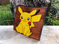 Pikachu (Available now) - Pokemon wood art