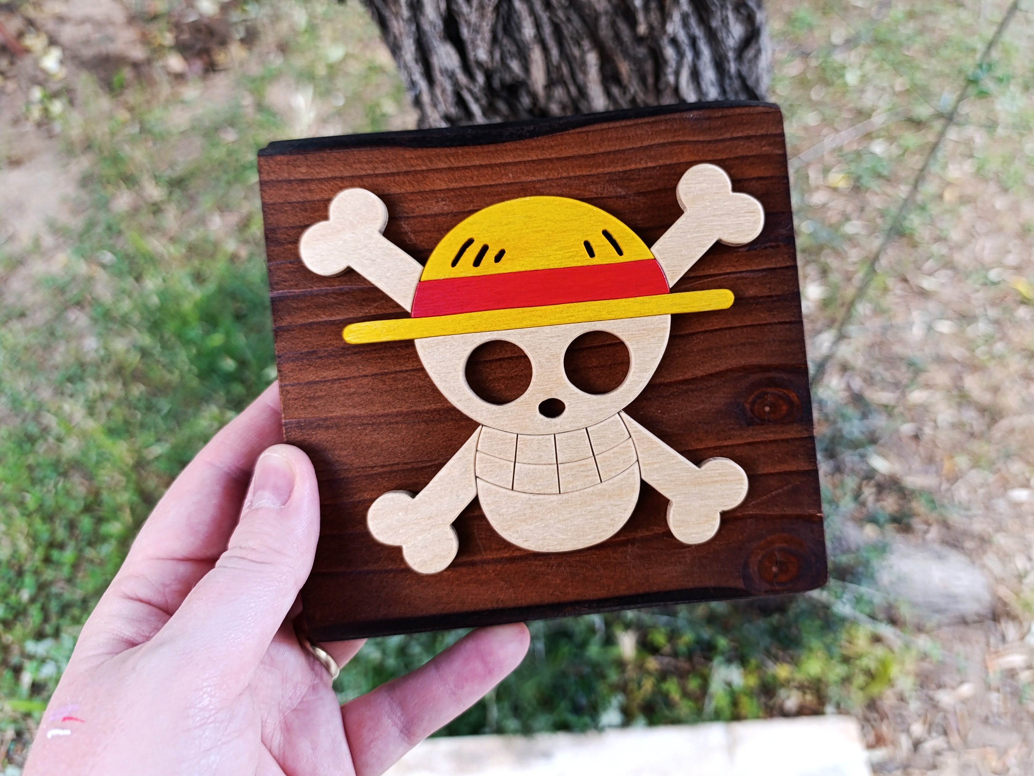 Luffy (Available now) - One Piece wood art