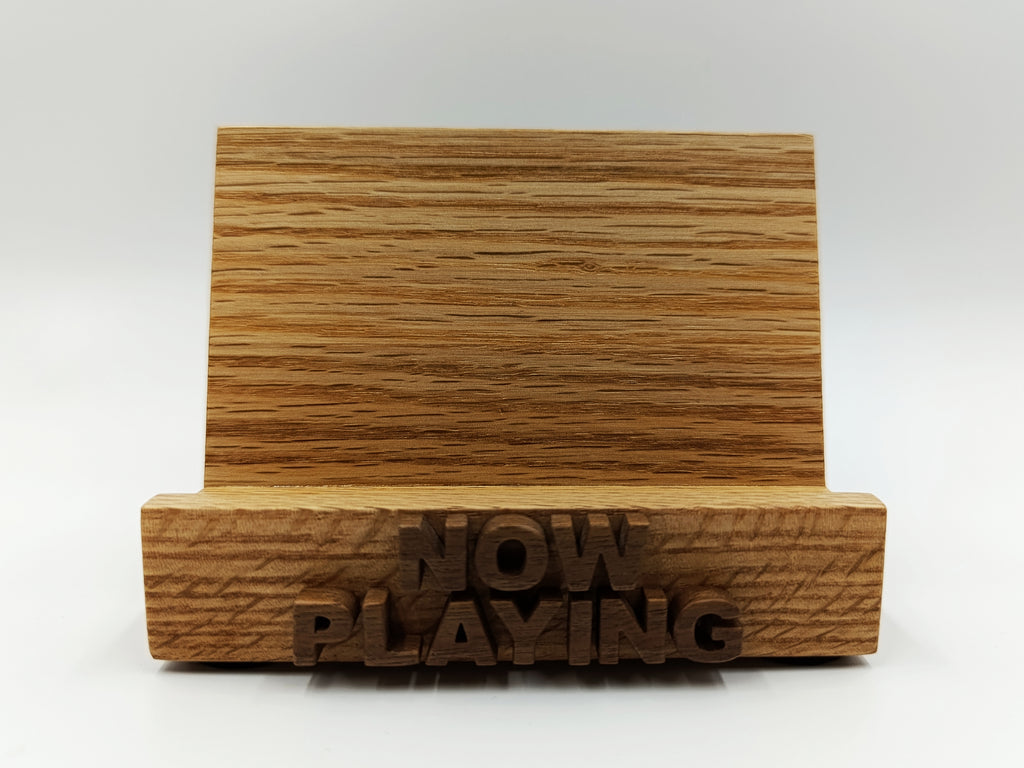 Now Playing CD Stand - Oak & Walnut (Made to order)