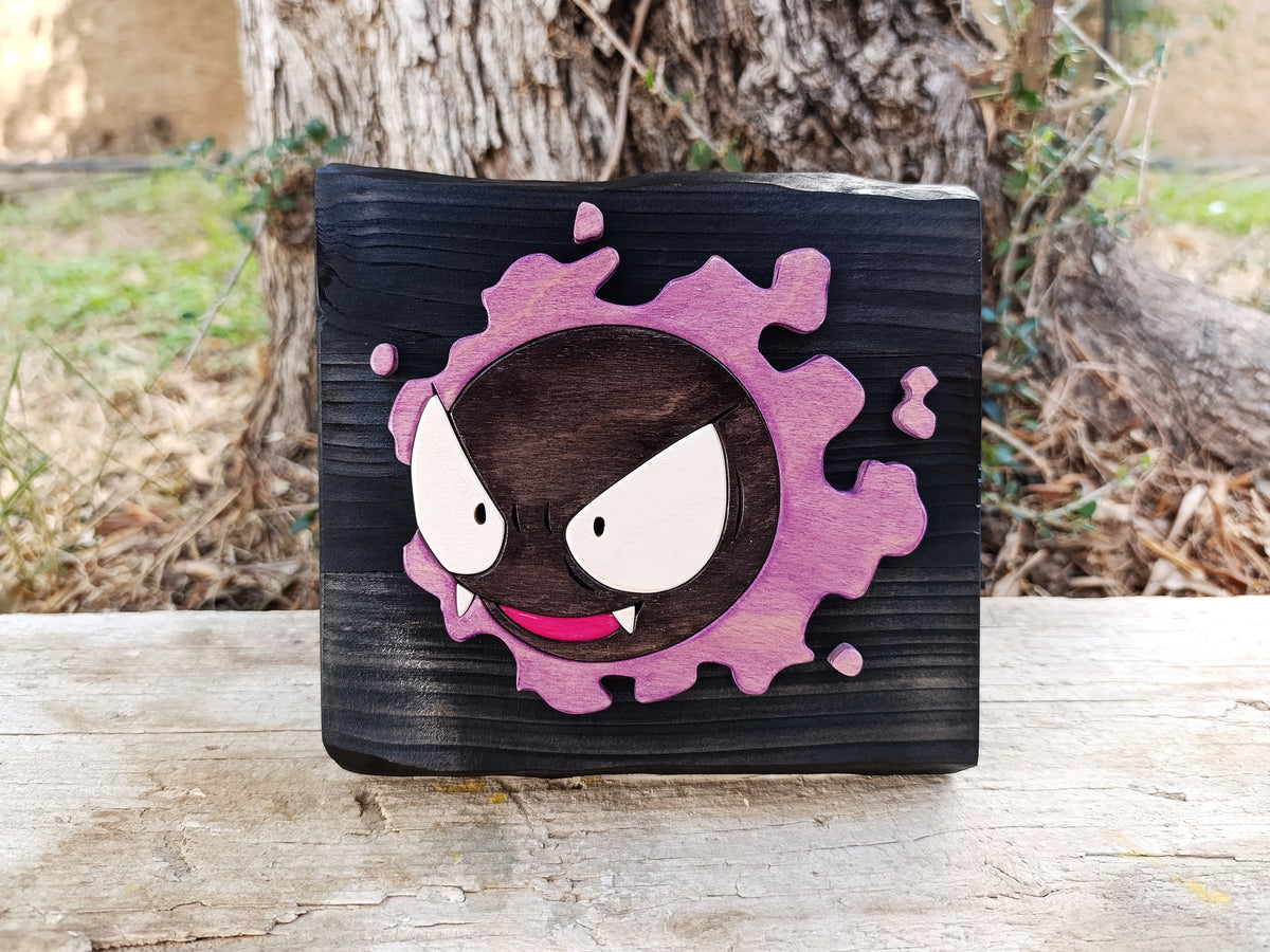Gastly (Available now) - Pokemon wood art