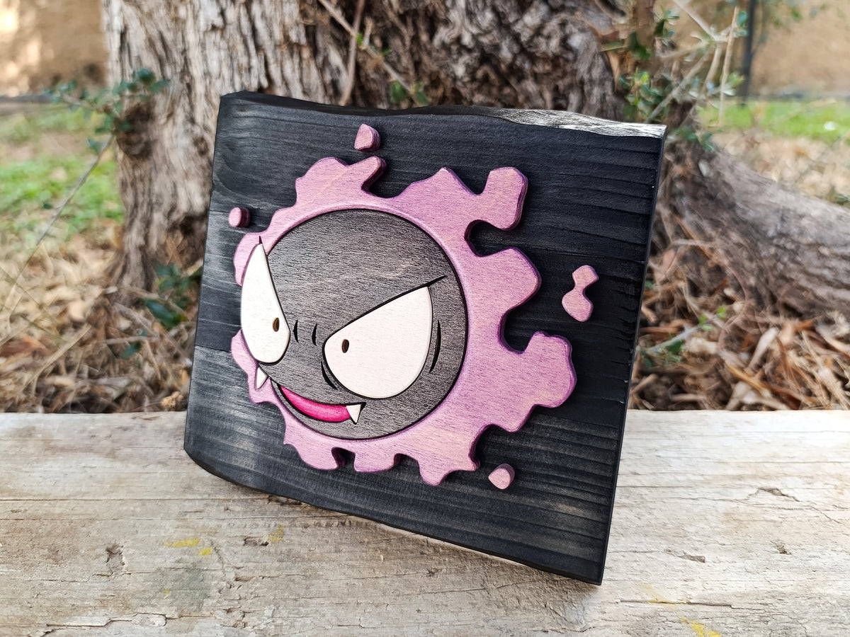 Gastly (Available now) - Pokemon wood art
