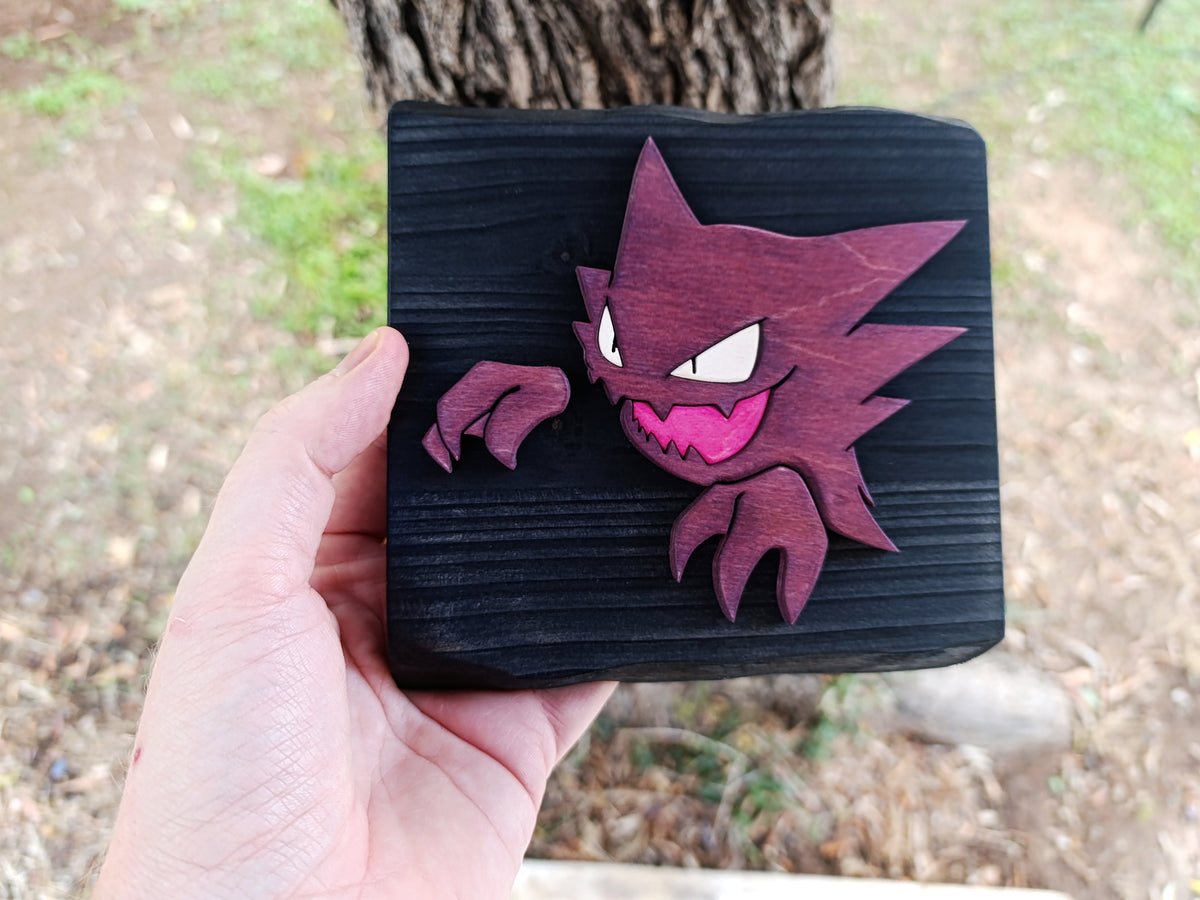 Haunter (Available now) - Pokemon wood art