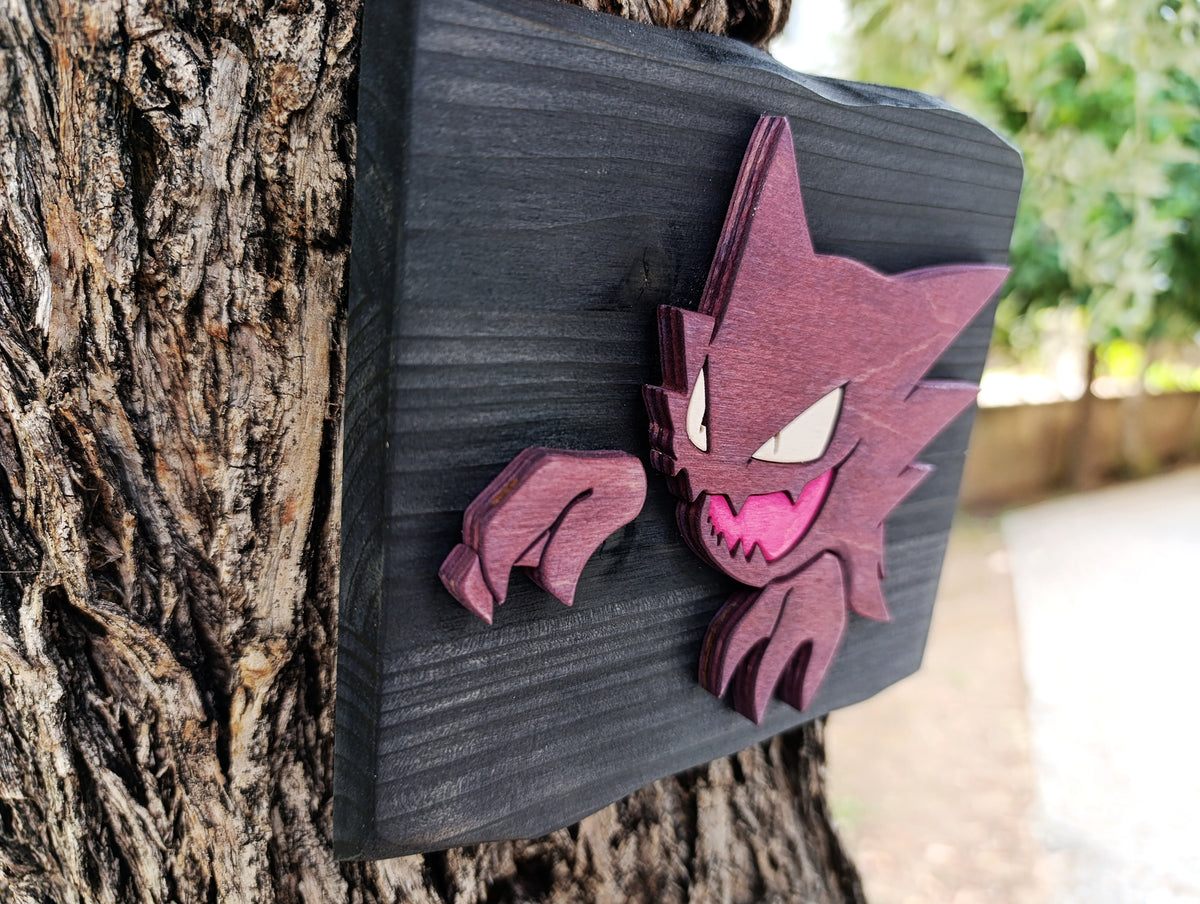 Haunter (Available now) - Pokemon wood art