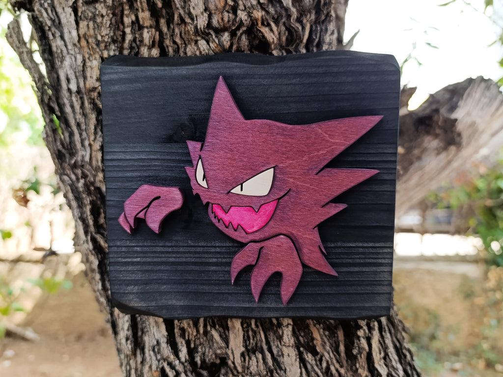 Haunter (Available now) - Pokemon wood art