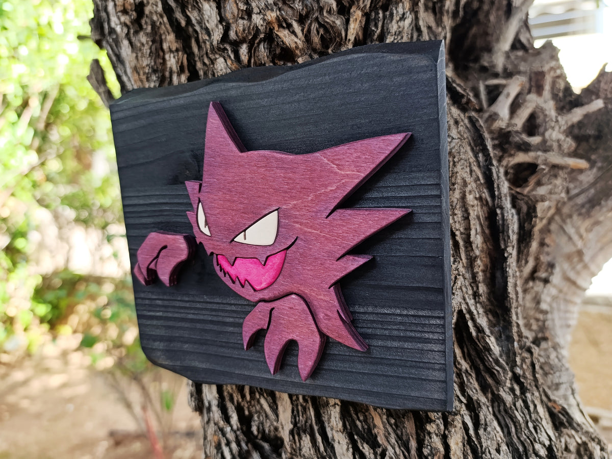 Haunter (Available now) - Pokemon wood art