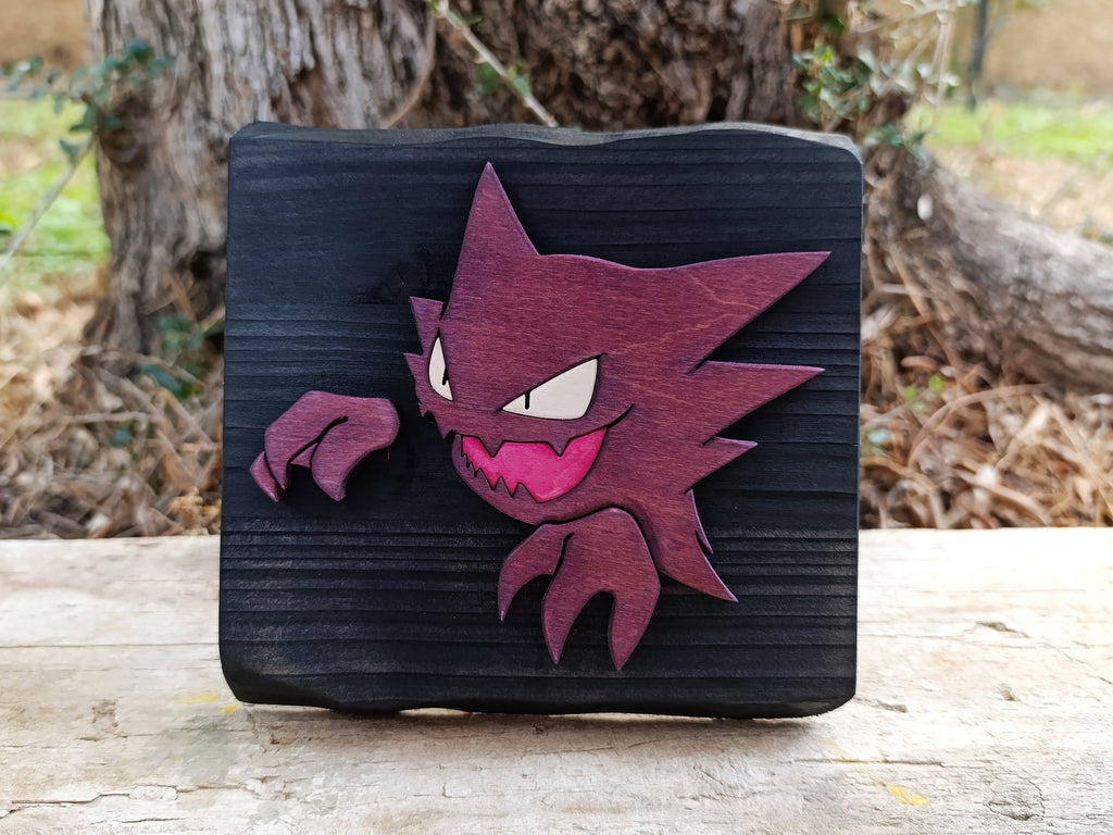 Haunter (Available now) - Pokemon wood art