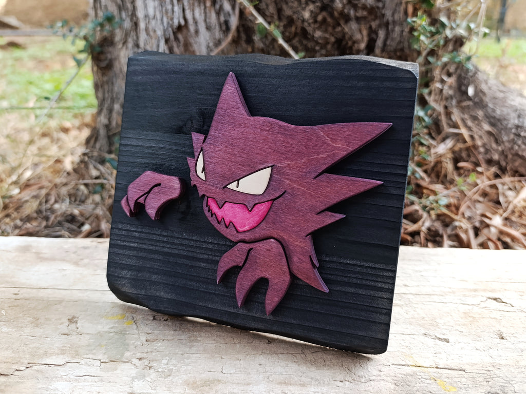 Haunter (Available now) - Pokemon wood art