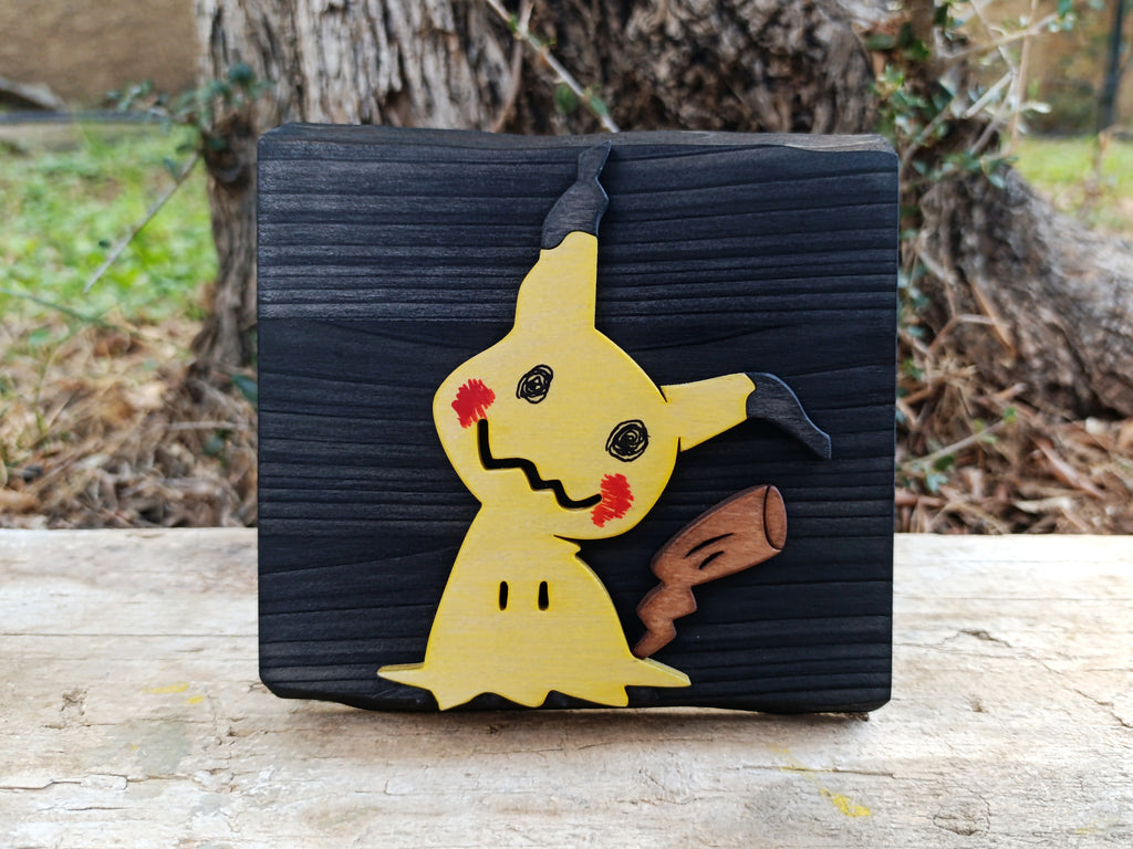Mimikyu (Available now) - Pokemon wood art