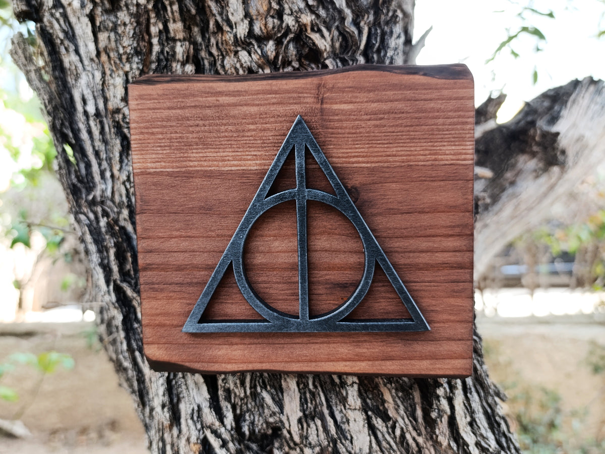 Deathly Hallows (Available now) - Harry Potter wood art