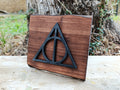 Deathly Hallows (Available now) - Harry Potter wood art