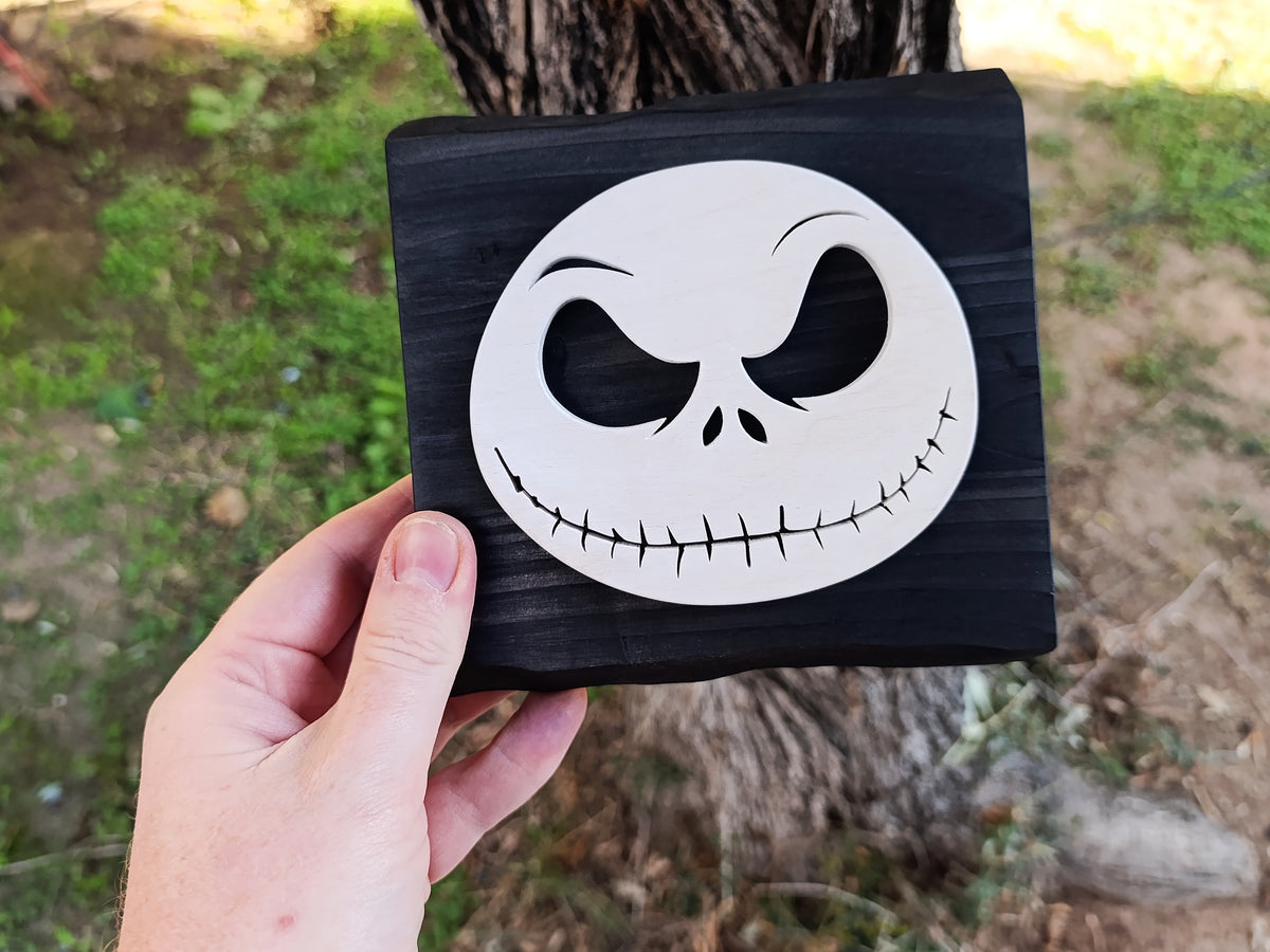 Jack Skellington (Available now) - The Nightmare Before Christmas Wood Art