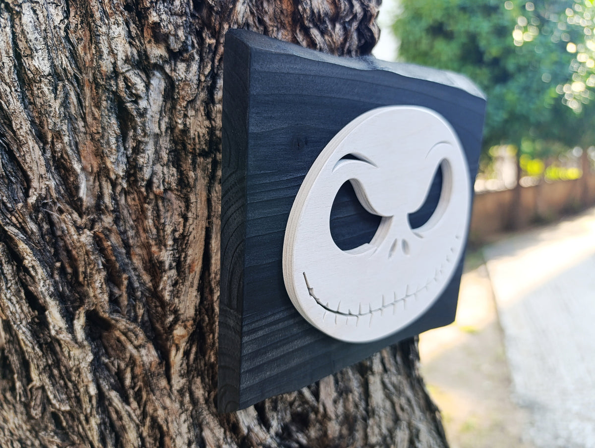 Jack Skellington (Available now) - The Nightmare Before Christmas Wood Art