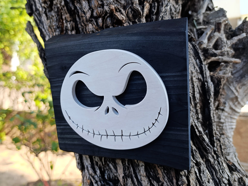 Jack Skellington (Available now) - The Nightmare Before Christmas Wood Art