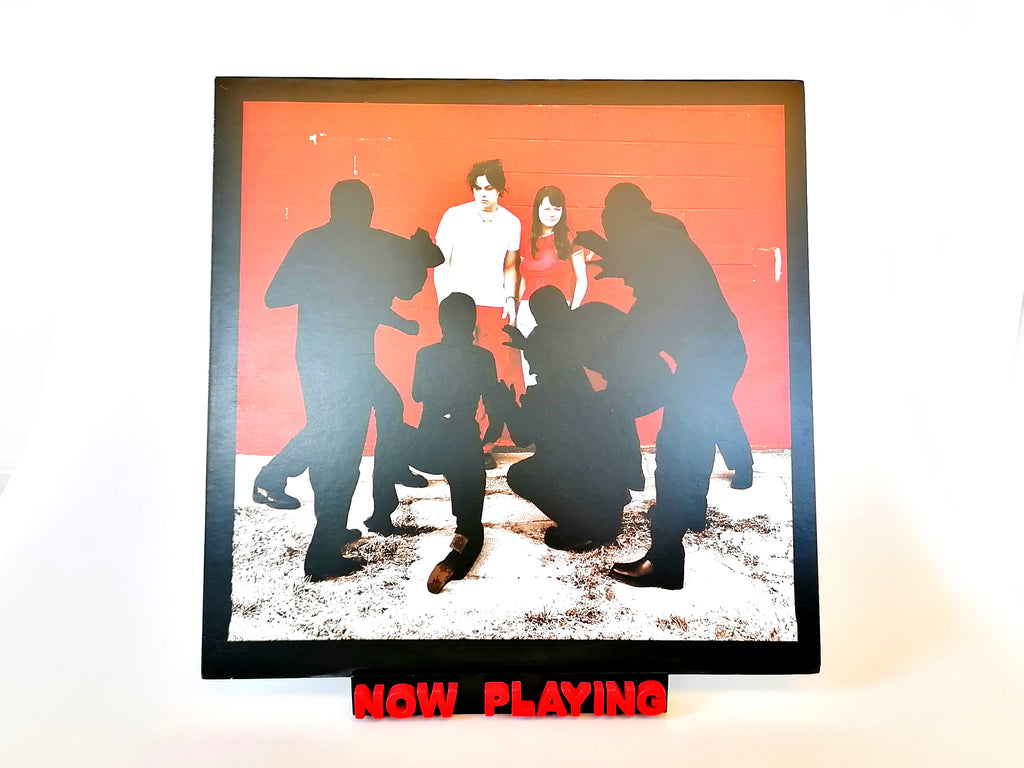 Now Playing Vinyl Record stand - Black with your choice of letter colour