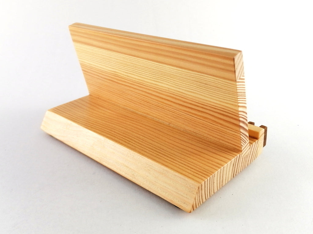 Now Playing Vinyl Record stand - Pine and walnut