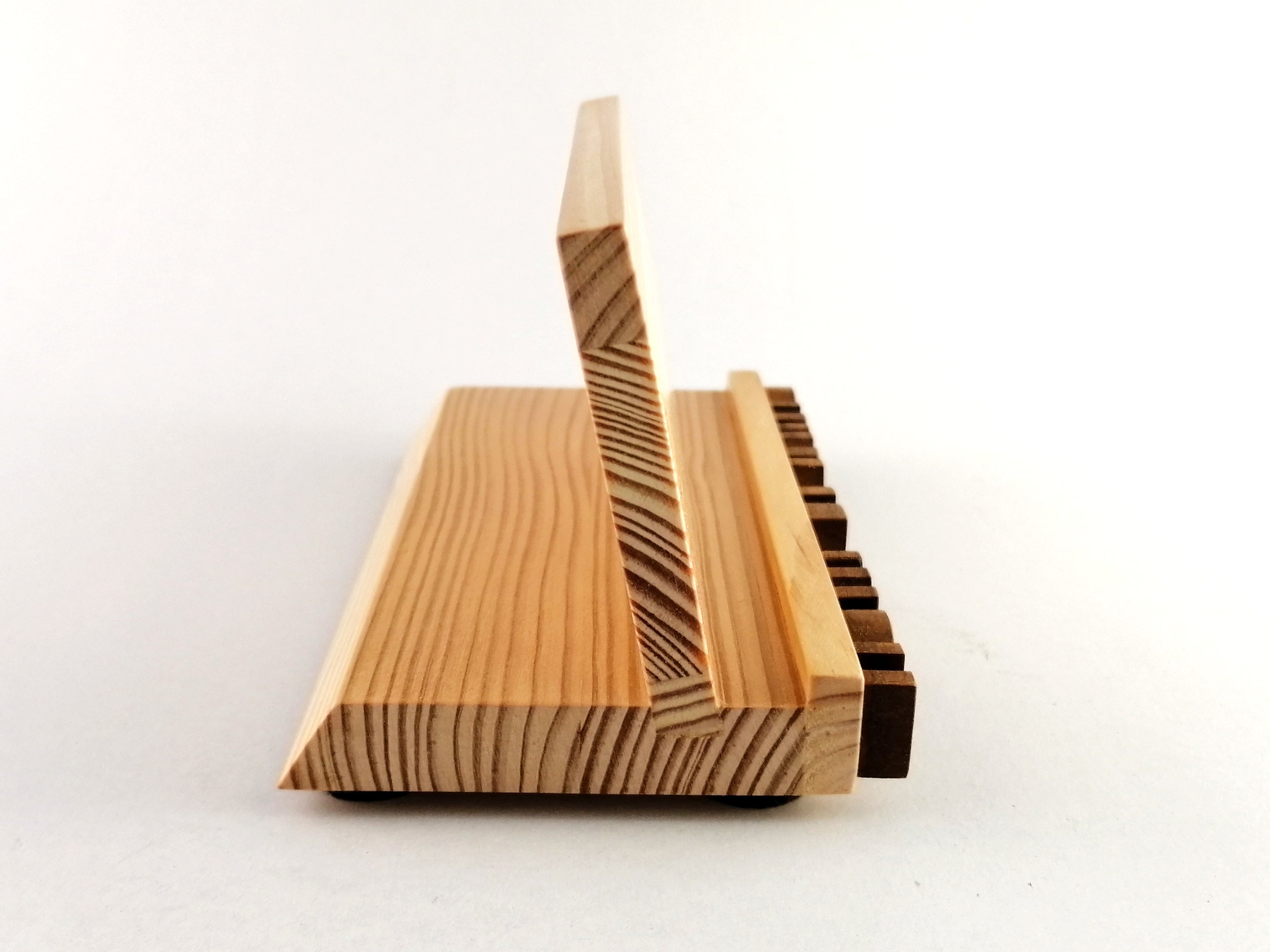 Now Playing Vinyl Record stand - Pine and walnut