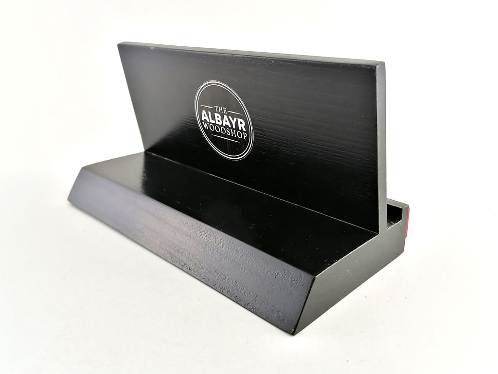 Now Playing Vinyl Record stand - Black with your choice of letter colour