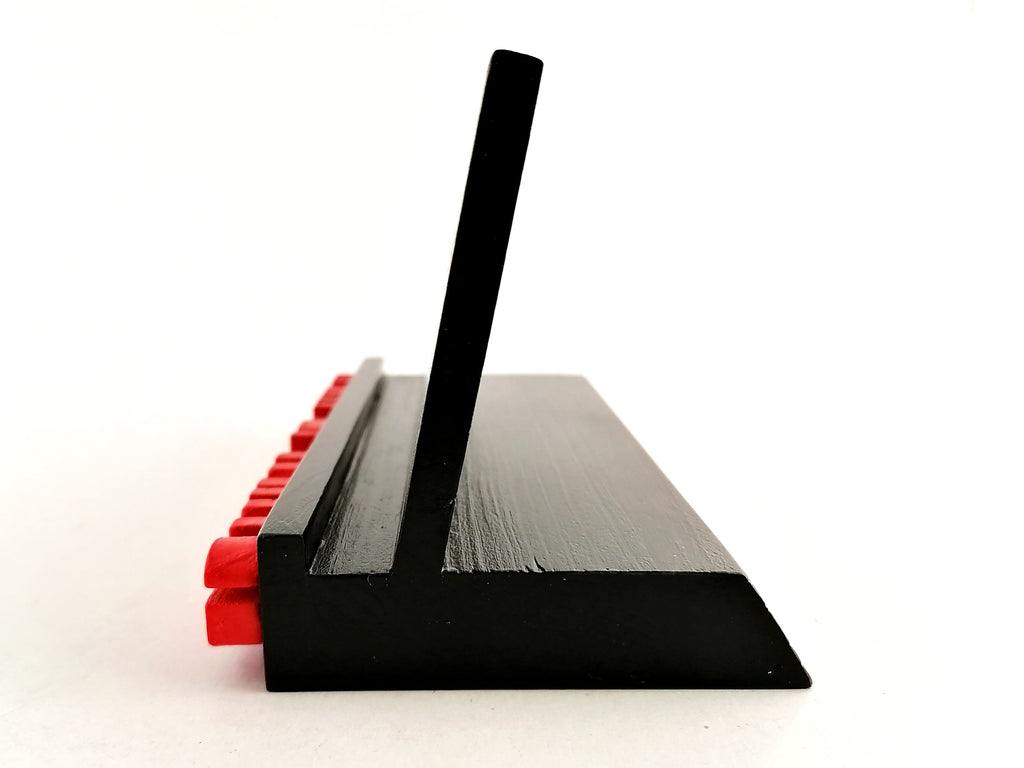 Now Playing Vinyl Record stand - Black with your choice of letter colour