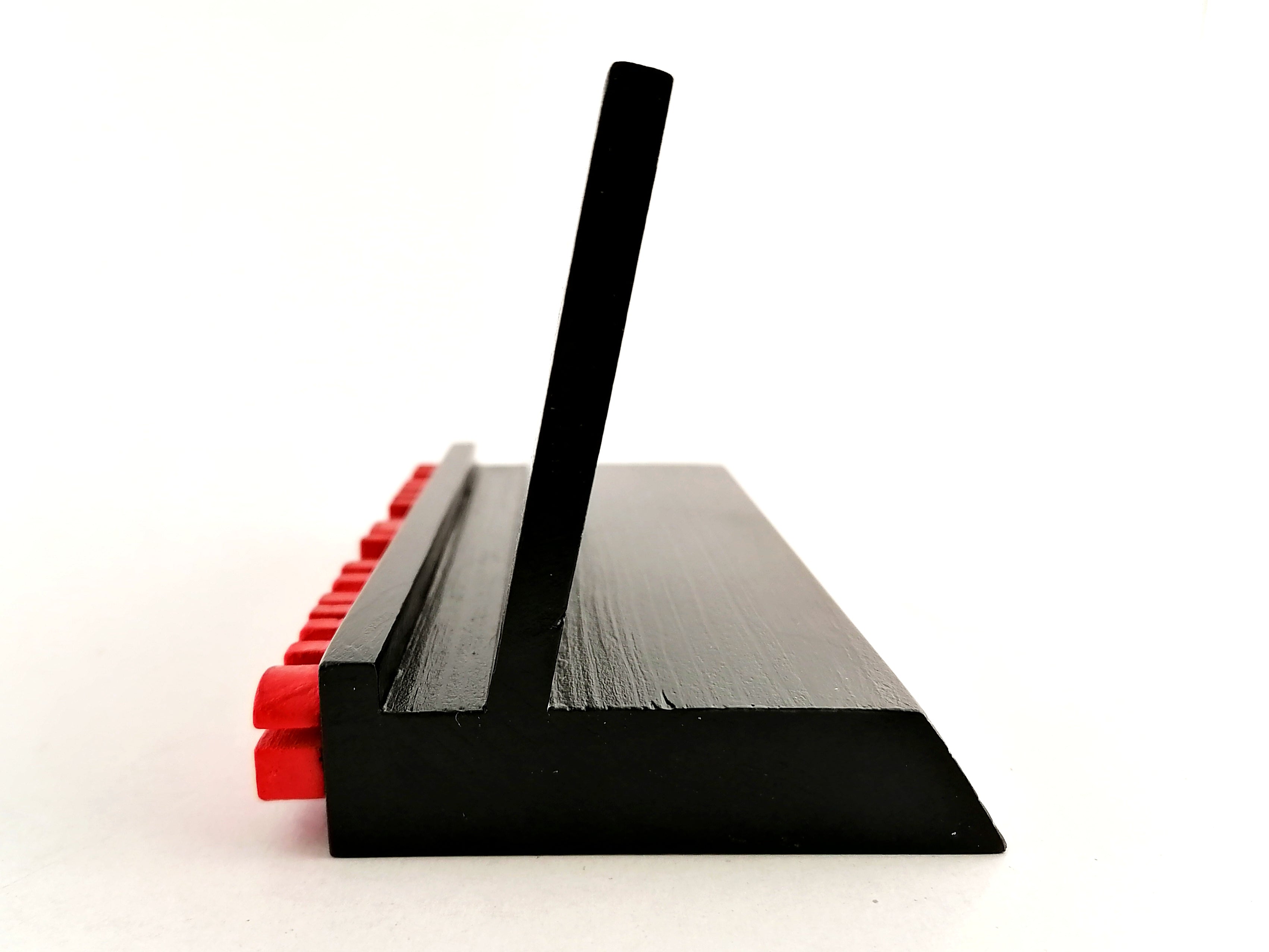 Now Playing Vinyl Record stand - Black with your choice of letter colour