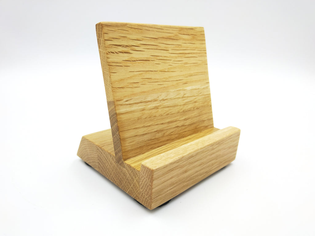 Mini Now Playing Vinyl Record stand - Oak