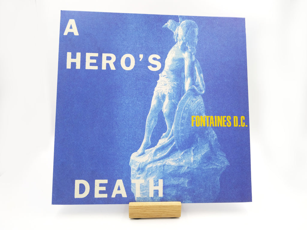 Mini Now Playing Vinyl Record stand - Oak