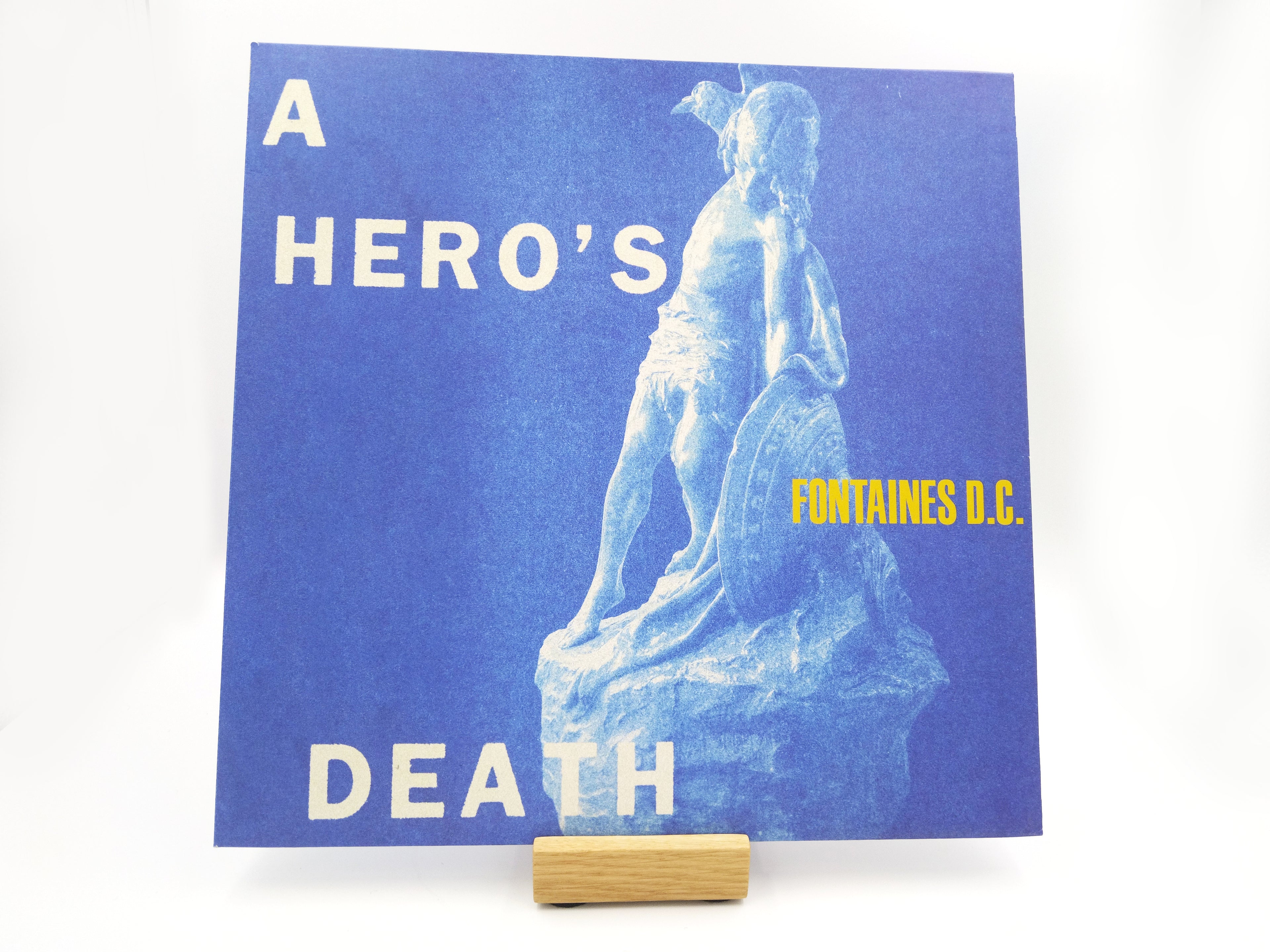 Mini Now Playing Vinyl Record stand - Oak