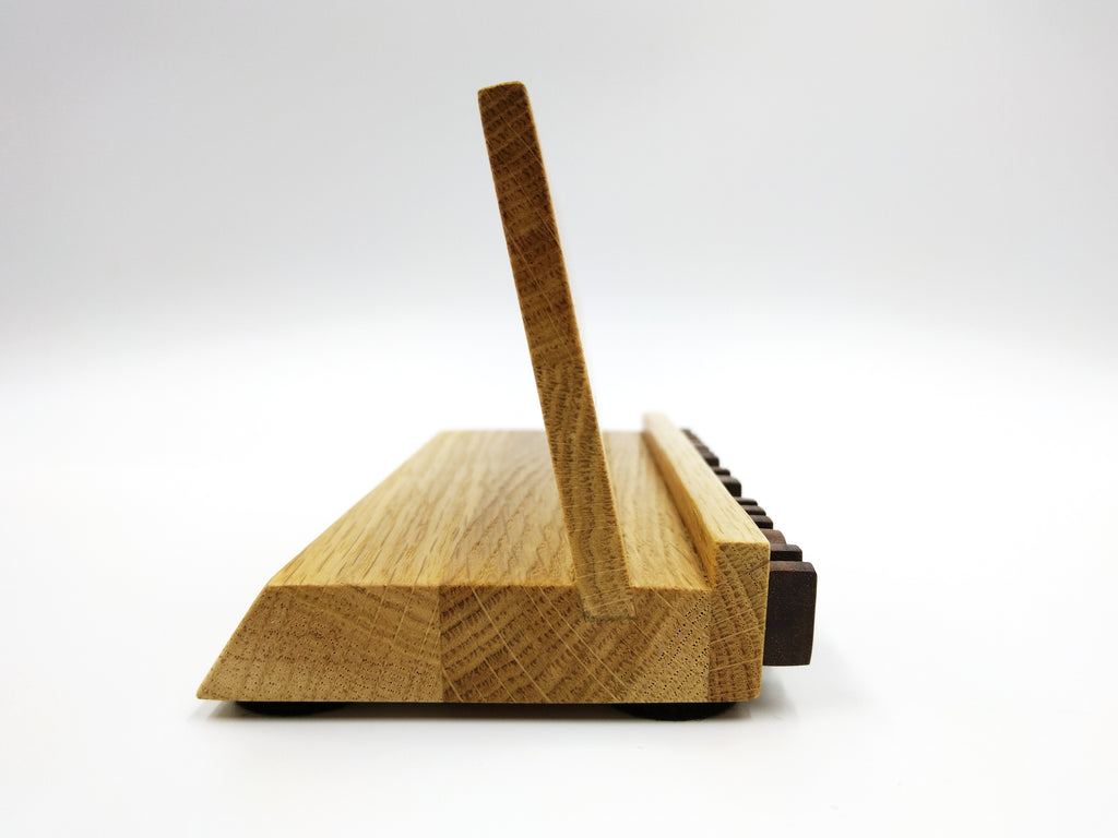 Now Playing Vinyl Record stand - Oak & walnut