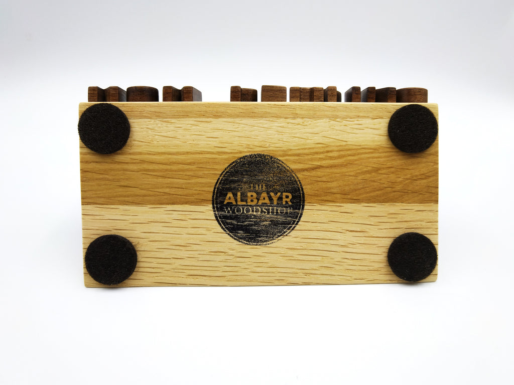 Now Playing Vinyl Record stand - Oak & walnut