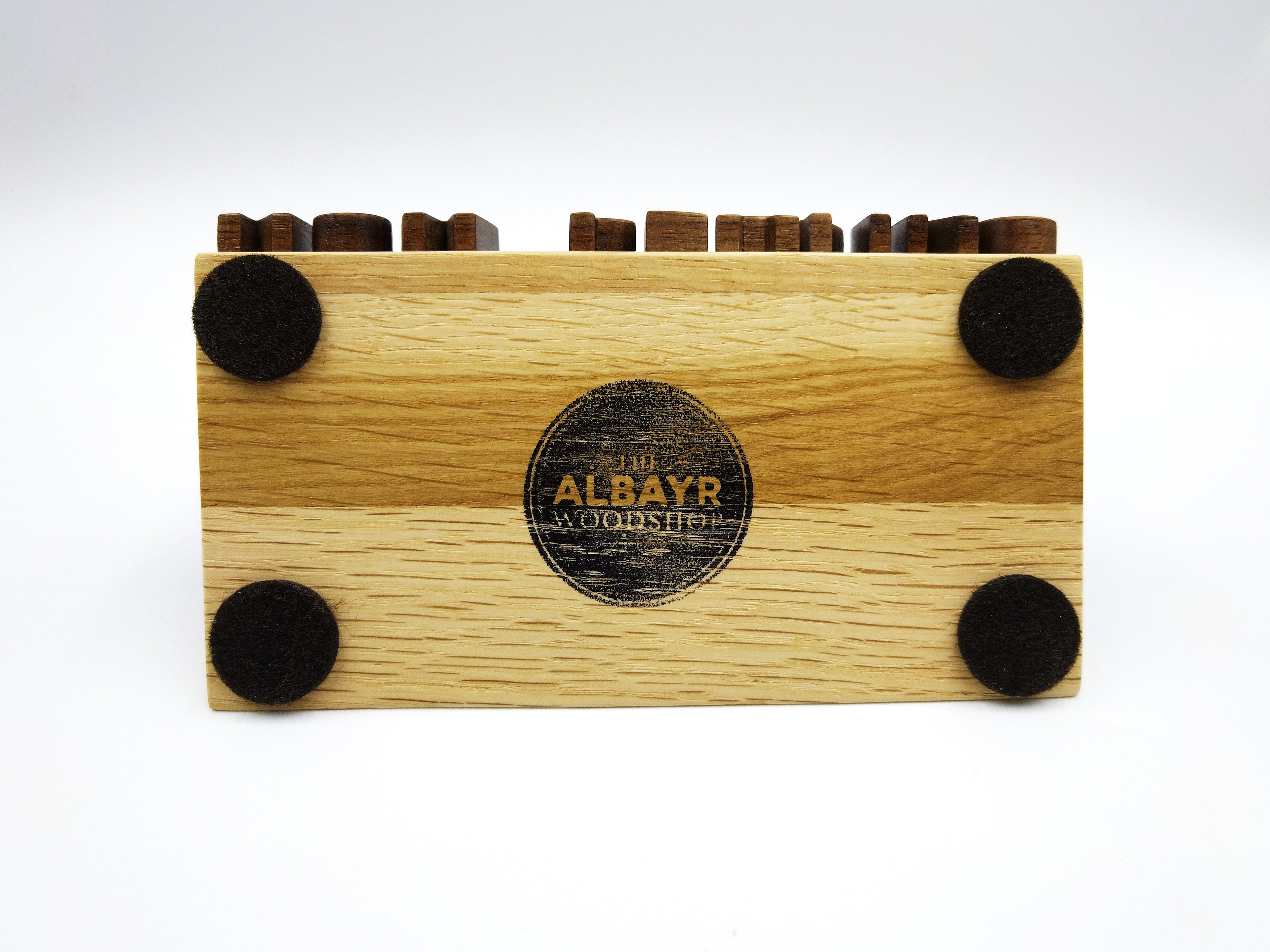 Now Playing Vinyl Record stand - Oak & walnut