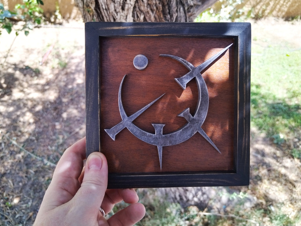 Mistborn - Atium allomancy symbol mini (Made to order)