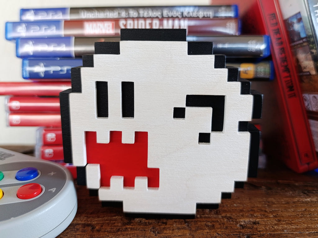 Boo 8-bit wood pop (Available now)