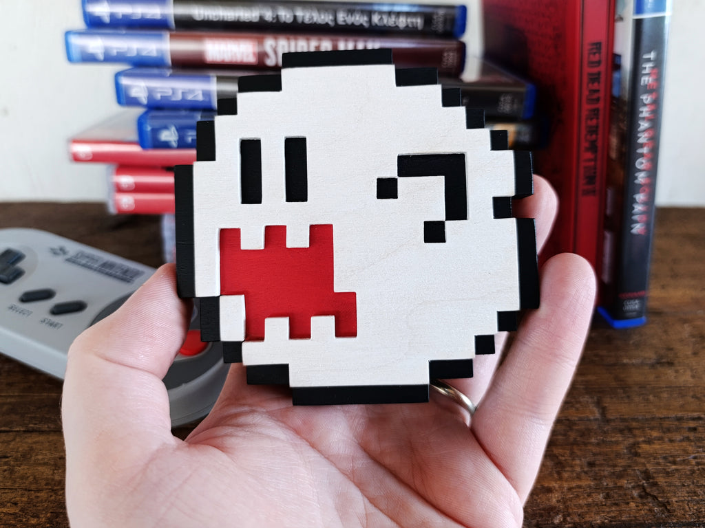 Boo 8-bit wood pop (Available now)