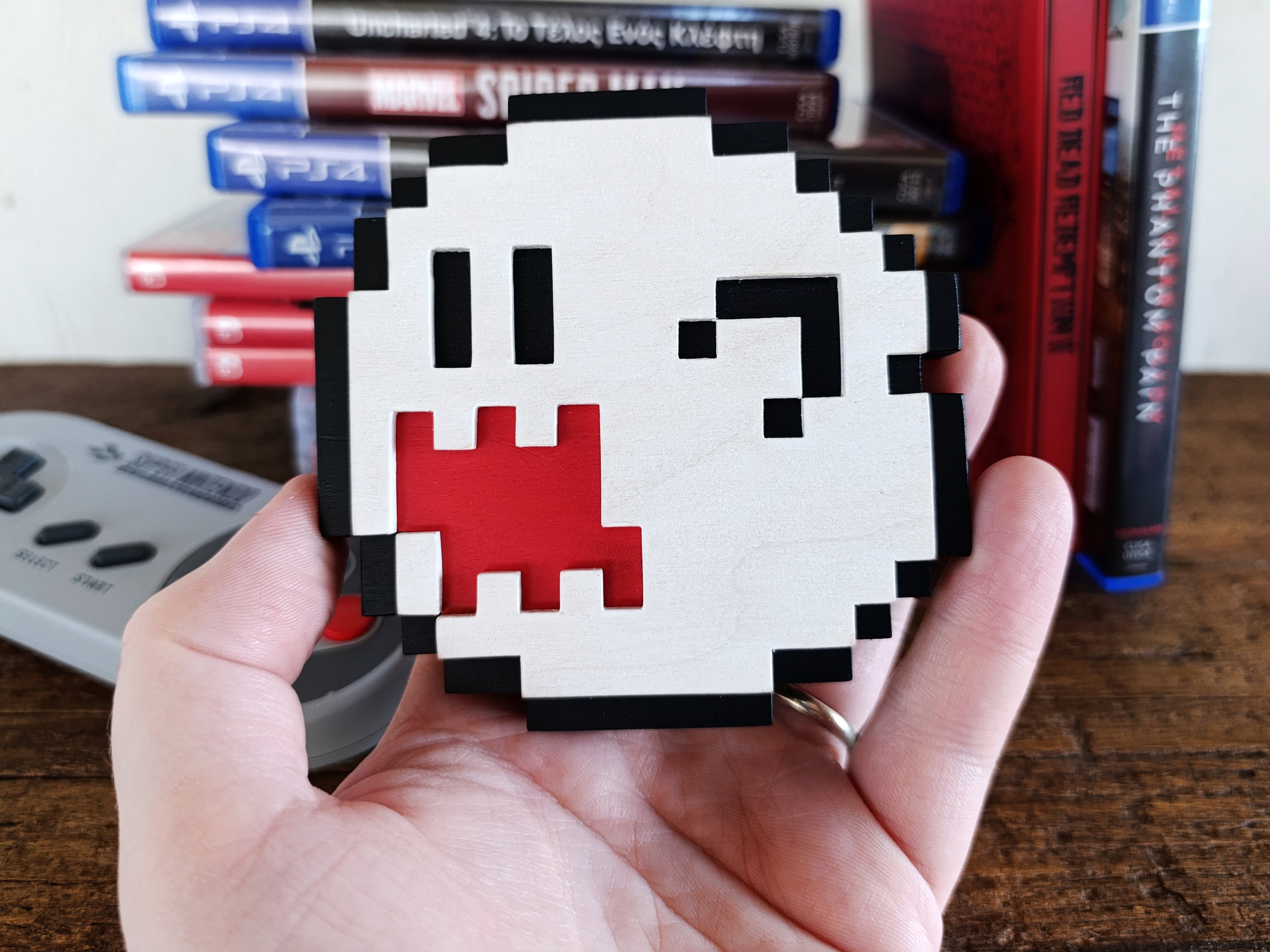 Boo 8-bit wood pop (Available now)