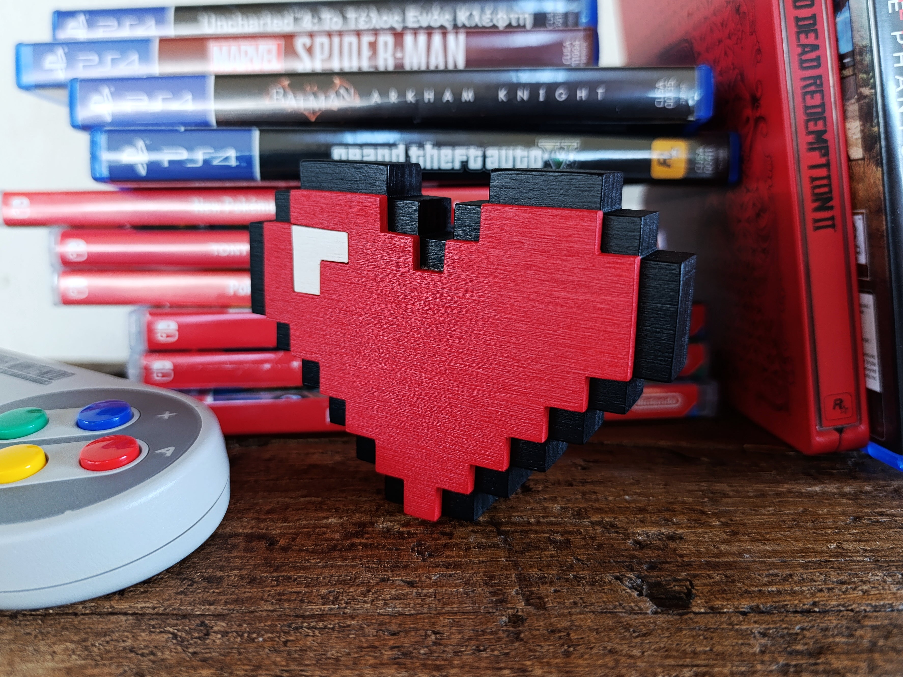 8-bit heart Wood Pop (Available now)