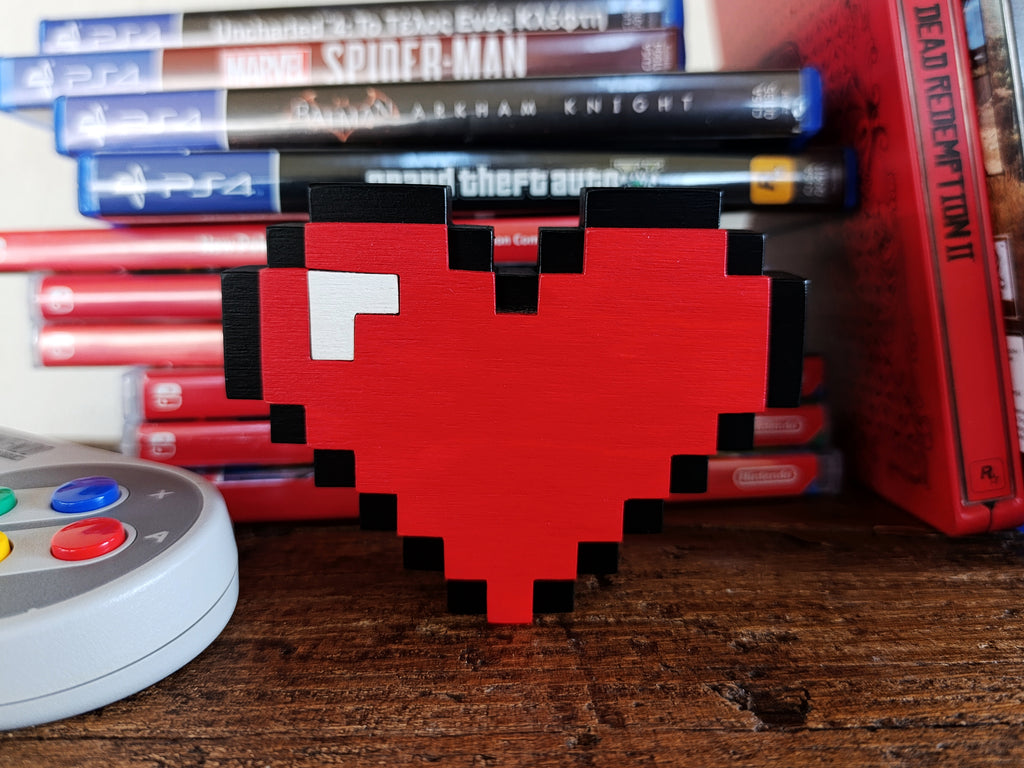 8-bit heart Wood Pop (Available now)