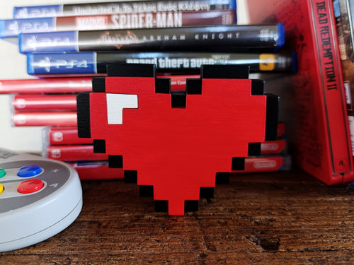 8-bit heart Wood Pop (Available now)