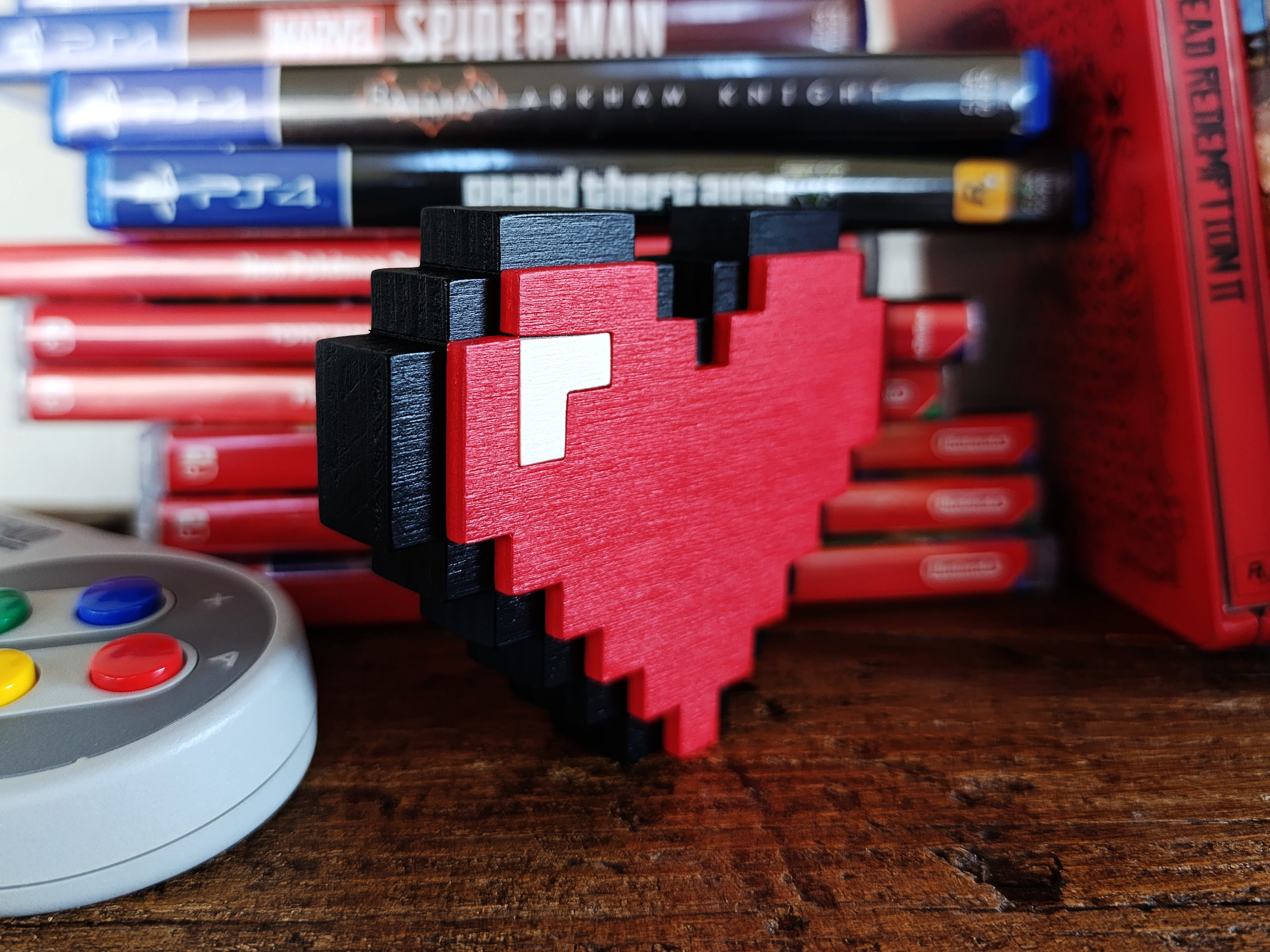8-bit heart Wood Pop (Available now)