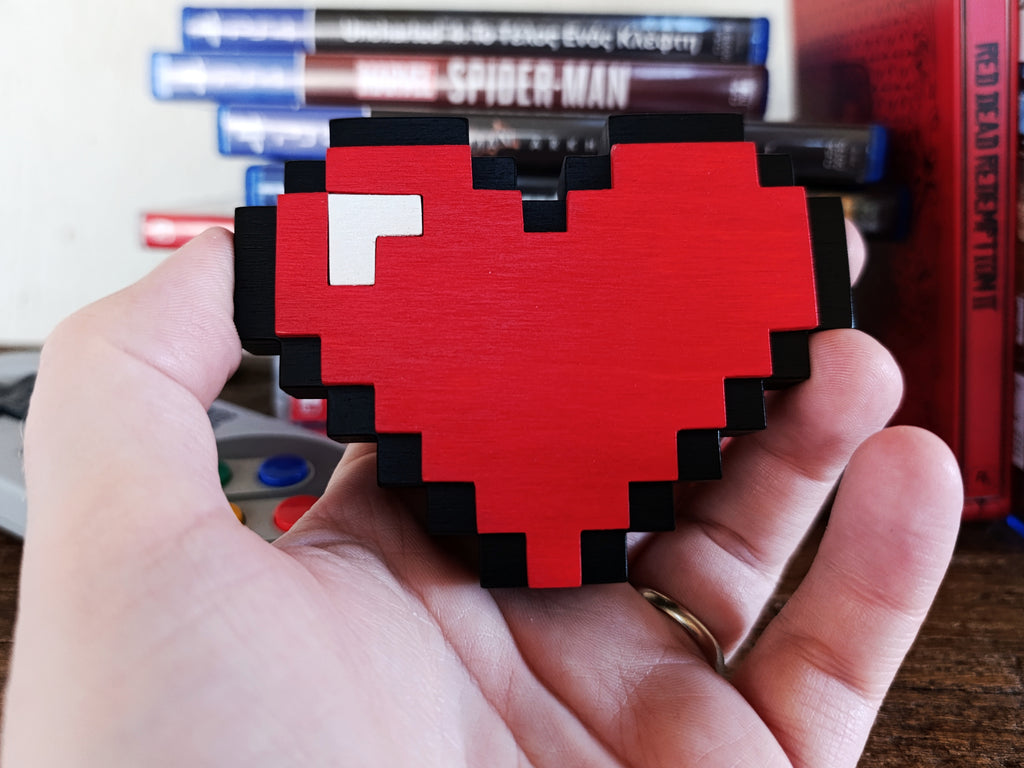 8-bit heart Wood Pop (Available now)